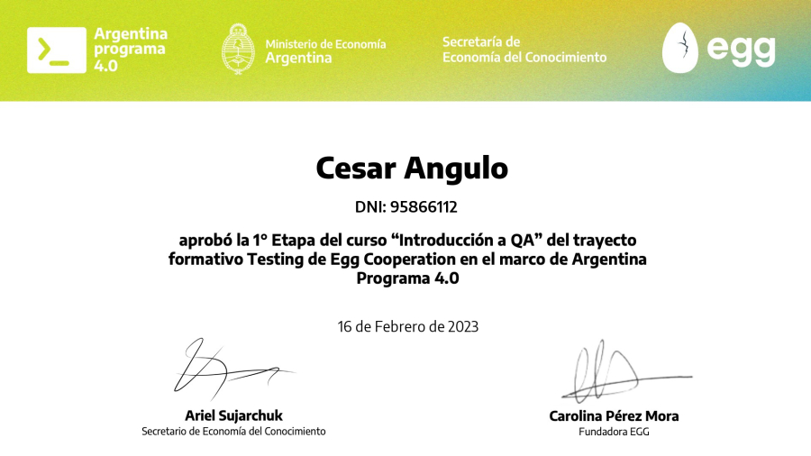 Cesar Angulo - Scrum Master | Analista Funcional QA | LinkedIn