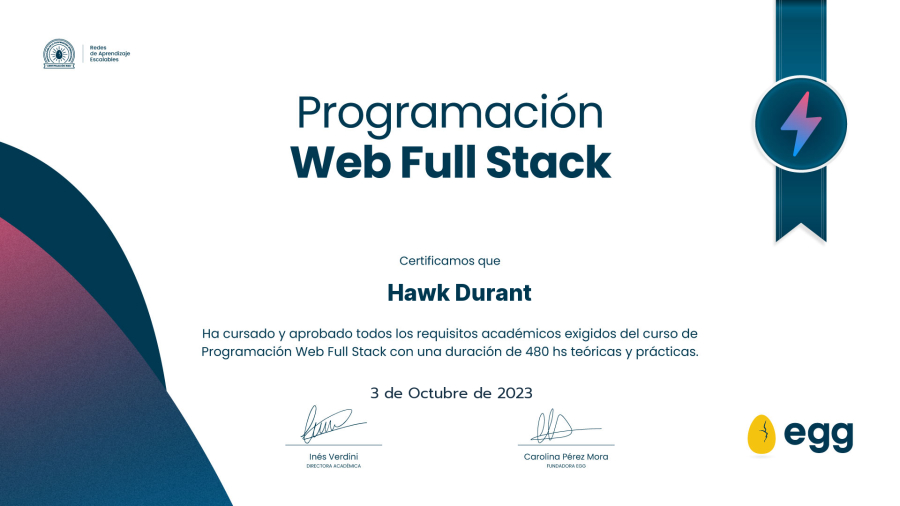 Hawk Durant - Desarrollador Back-end | Software Developer | Java ...
